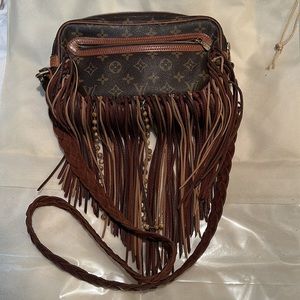 Revamped Louis Vuitton Vintage Boho Bag Crossbody